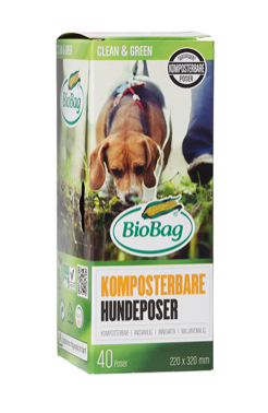 Пакеты для выгула собак,  100% биоразлагаемые, BioBag, 40 штук