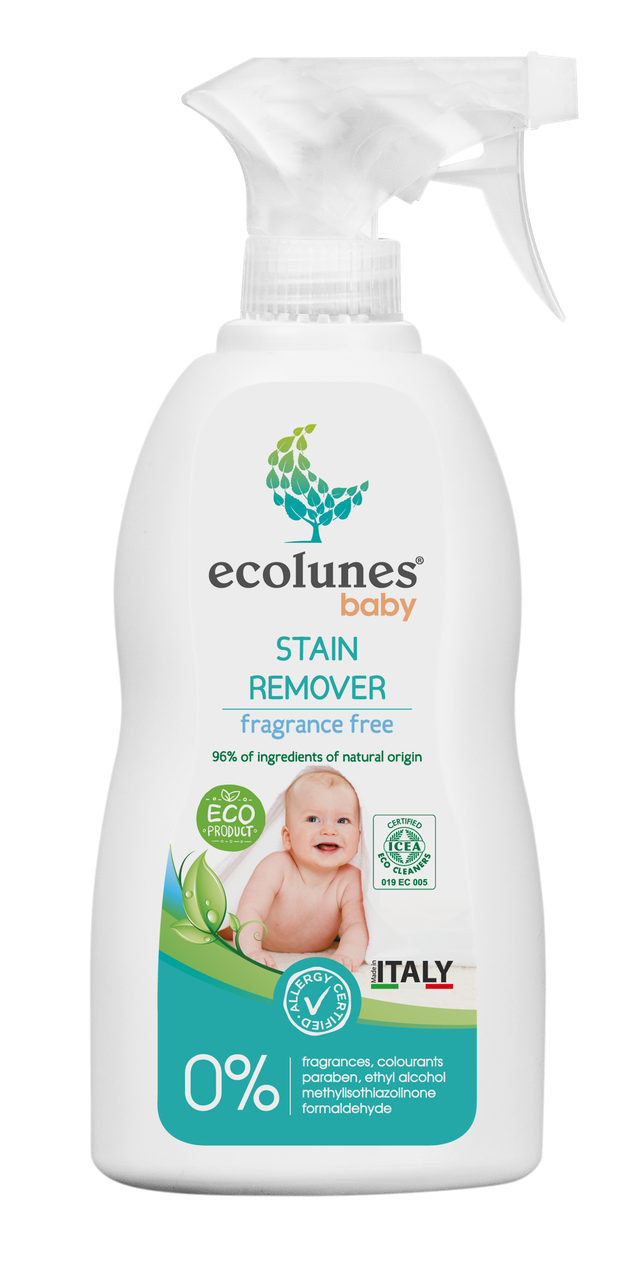 Средство от пятен и запаха для детских вещей, без запаха, Ecolunes, 300 мл