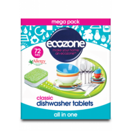 Таблетки для посудомоечной машины, ECOZONE, классические 72 шт