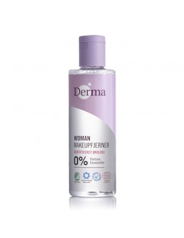 Средство для снятия макияжа, без запаха  Derma Eco Woman, 190 мл