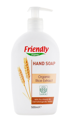 Эко Жидкое мыло для рук с экстрактом Риса, Friendly organic, 500 мл