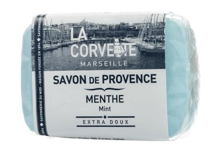 Французское твердое мыло La Corvette "Мята", 100 г