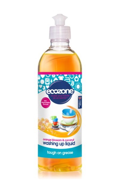 Жидкость для мытья посуды Апельсин-Кокос, Ecozone, 500мл