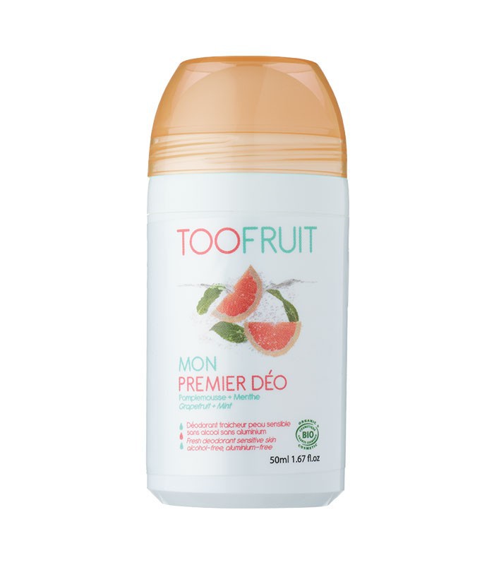 Детский дезодорант, Грейпфрут и мята, от 5 лет, Toofruit, 50мл