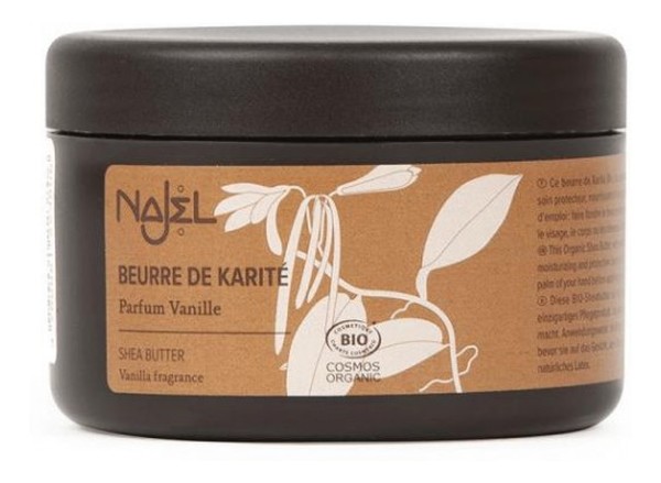 Масло ши органическое, баттер с запахом ванили, Najel, 100г