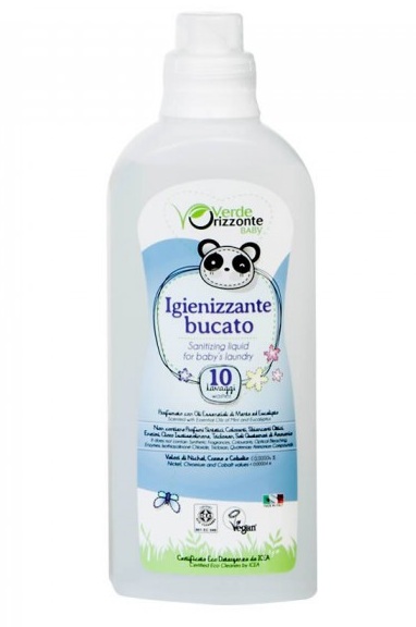 Пятновыводитель-дезинфектор для детских вещей, добавка для стирки, Verde Orizzonte BABY, 1л, 10 стирок