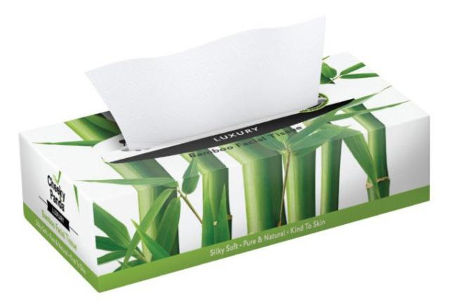 Бамбуковые салфетки для лица, универсальные, плоская коробка, 80 штук. The Cheeky Panda