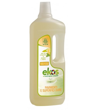 Средство для пола с эфирным маслом апельсина, мяты и чайного дерева, Ekos, 750 мл