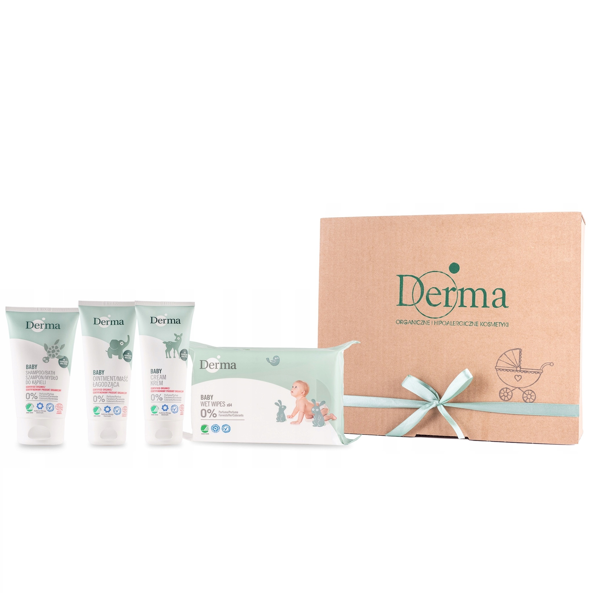 Набор для новорожденного в подарочной упаковке, Derma Baby