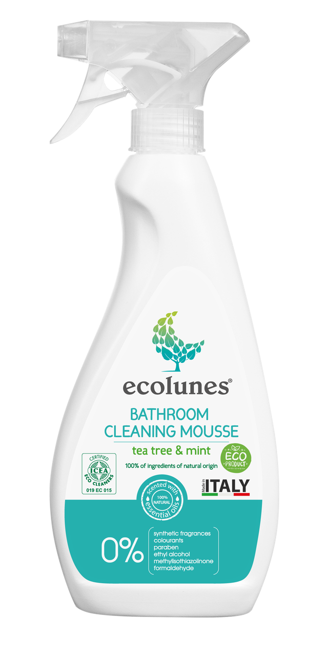 Пена для очистки ванной комнаты, "Чайное дерево и мята", Ecolunes, 500 мл