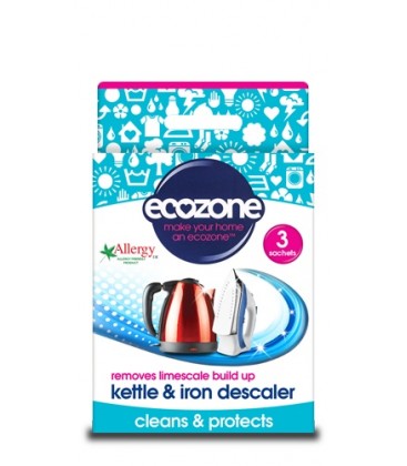 Средство для очистки чайников и утюгов,  ECOZONE, 3 пакетика х 20г