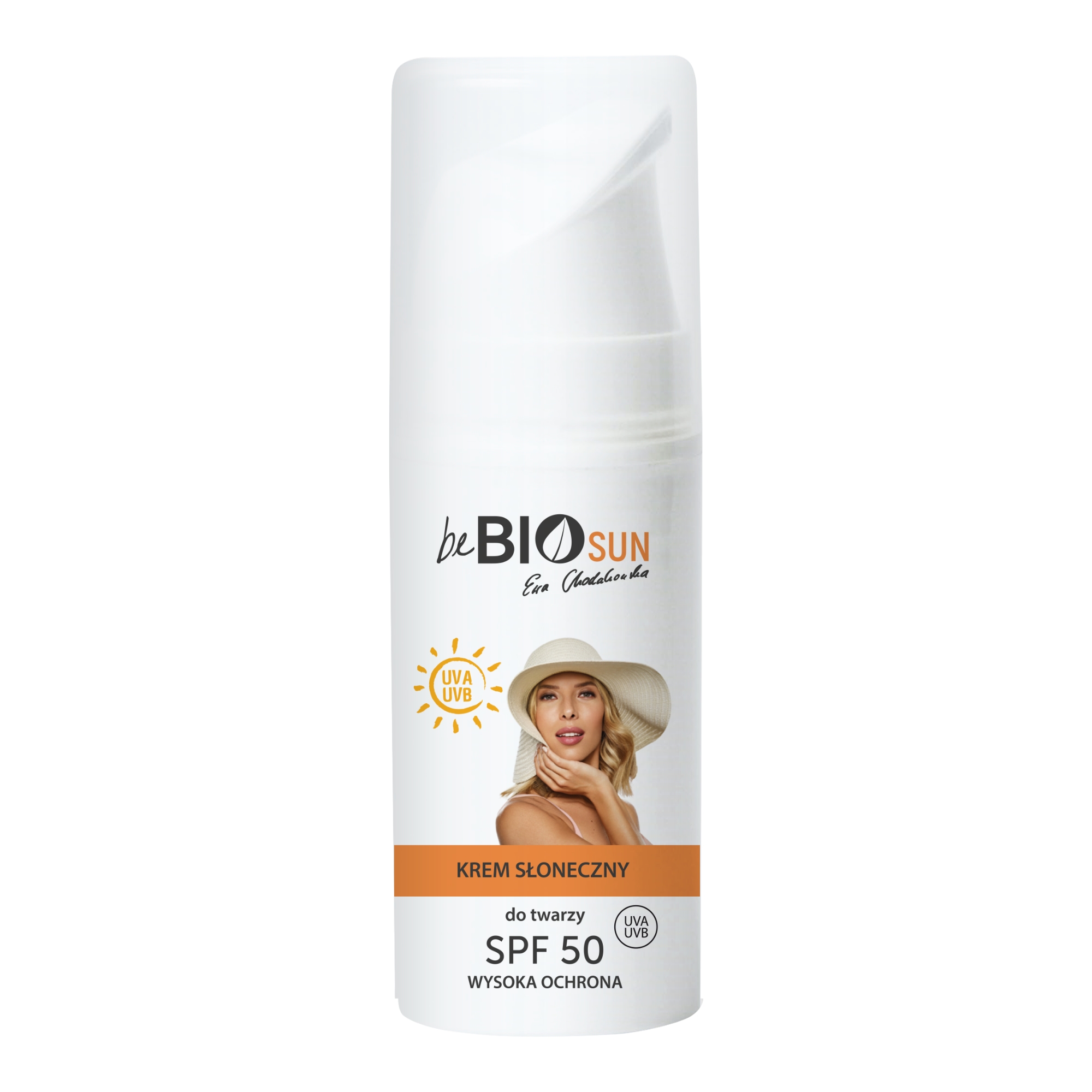 Солнцезащитный крем для лица, SPF 50, BeBio, 50 мл