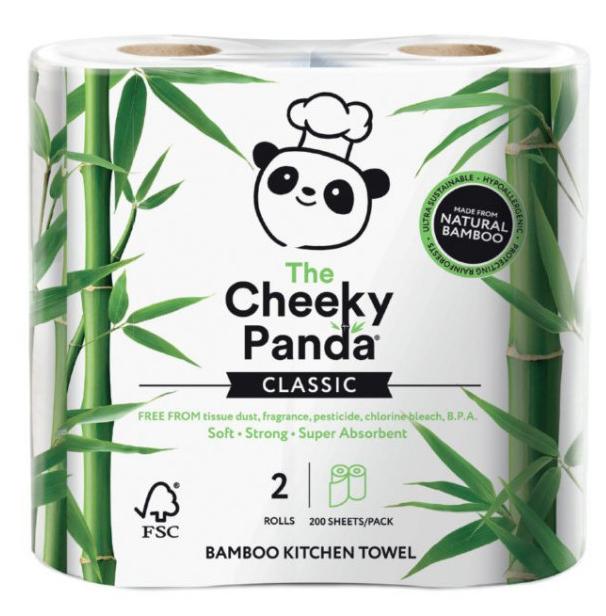Бамбуковые кухонные полотенца, 2 рулона The Cheeky Panda