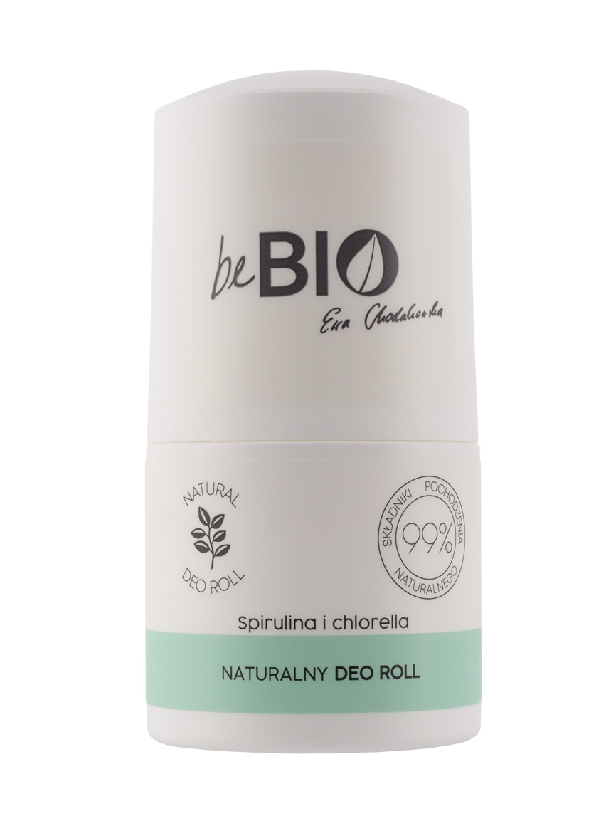 Шариковый дезодорант "Спирулина - Хлорелла водоросли", BeBio, 50 мл