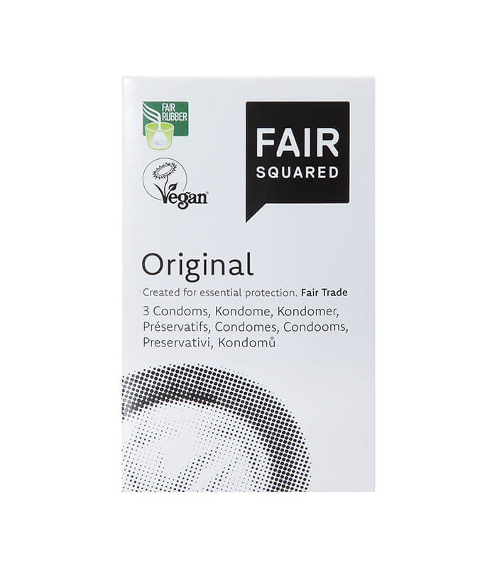 Презервативы, Original, Vegan, 3 шт., Fair Squared