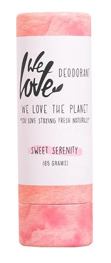Дезодорант-стик, SWEET SERENITY, аромат розового масла с медом и нежными травами, We love the planet, 65 г