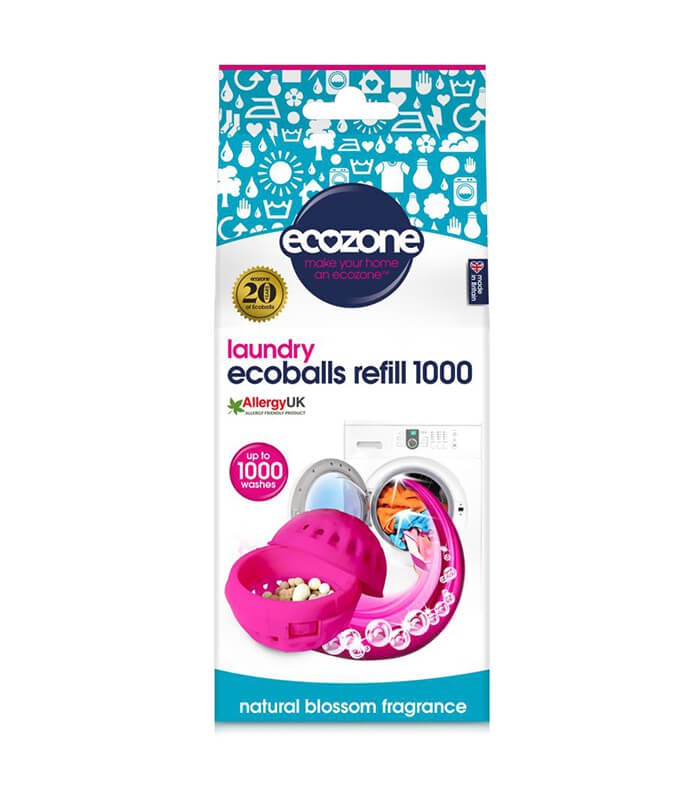 Запасная вставка для шарика для стирки Ecoballs,без запаха, 1000 стирок, , Ecozone