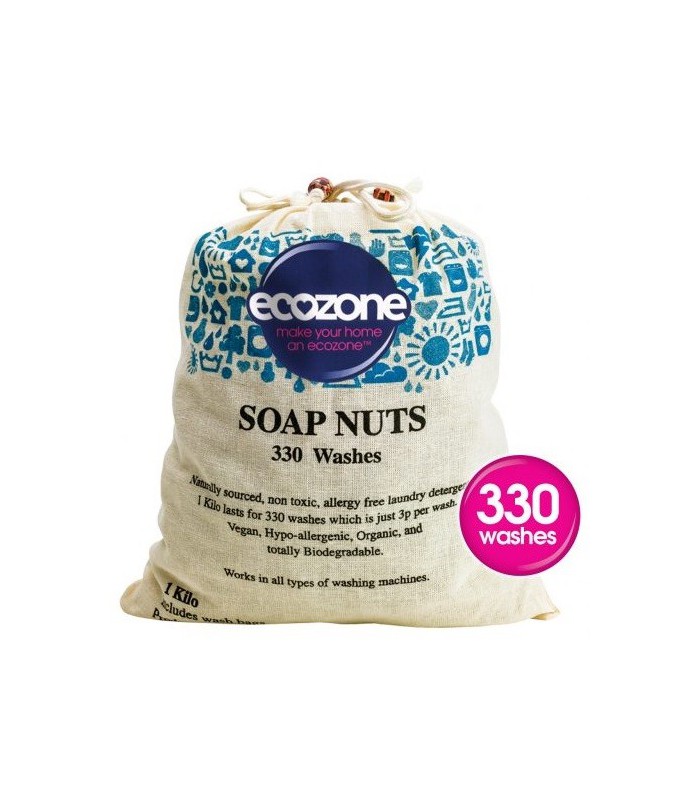 Мыльные орехи для стирки, 1 кг  Ecozone, 330 стирок